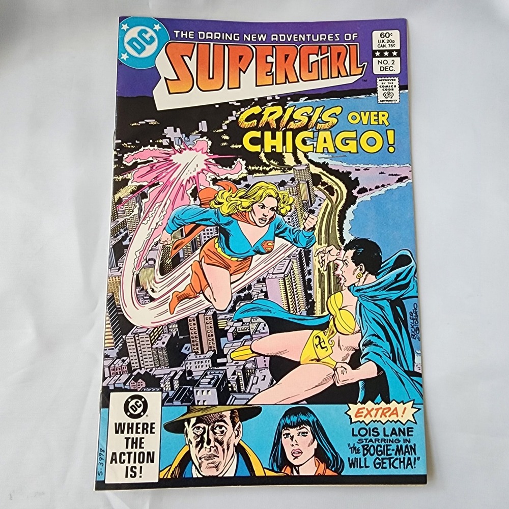 Supergirl Comic‎ Book #2 Crisis Over Chicago! DC Comics Vintage FN Original art
